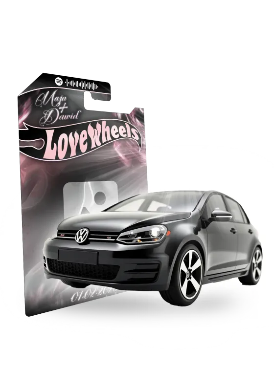 Volkswagen Golf 5 2010 Okładka Rose Gold