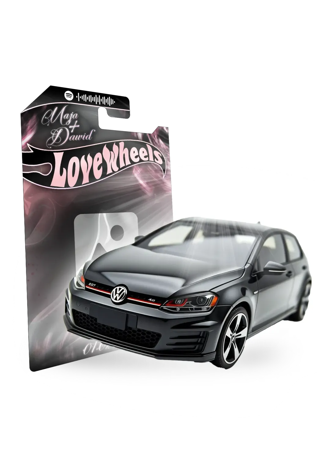 Volkswagen Golf 5 Okładka Rose Gold