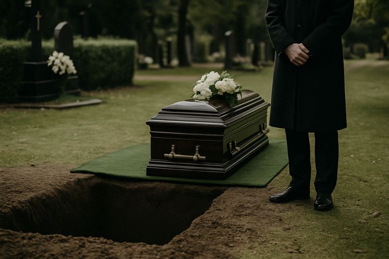 Anteilige Spende für ein stilles Begräbnis