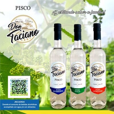 PISCO PURO DON TACIANO