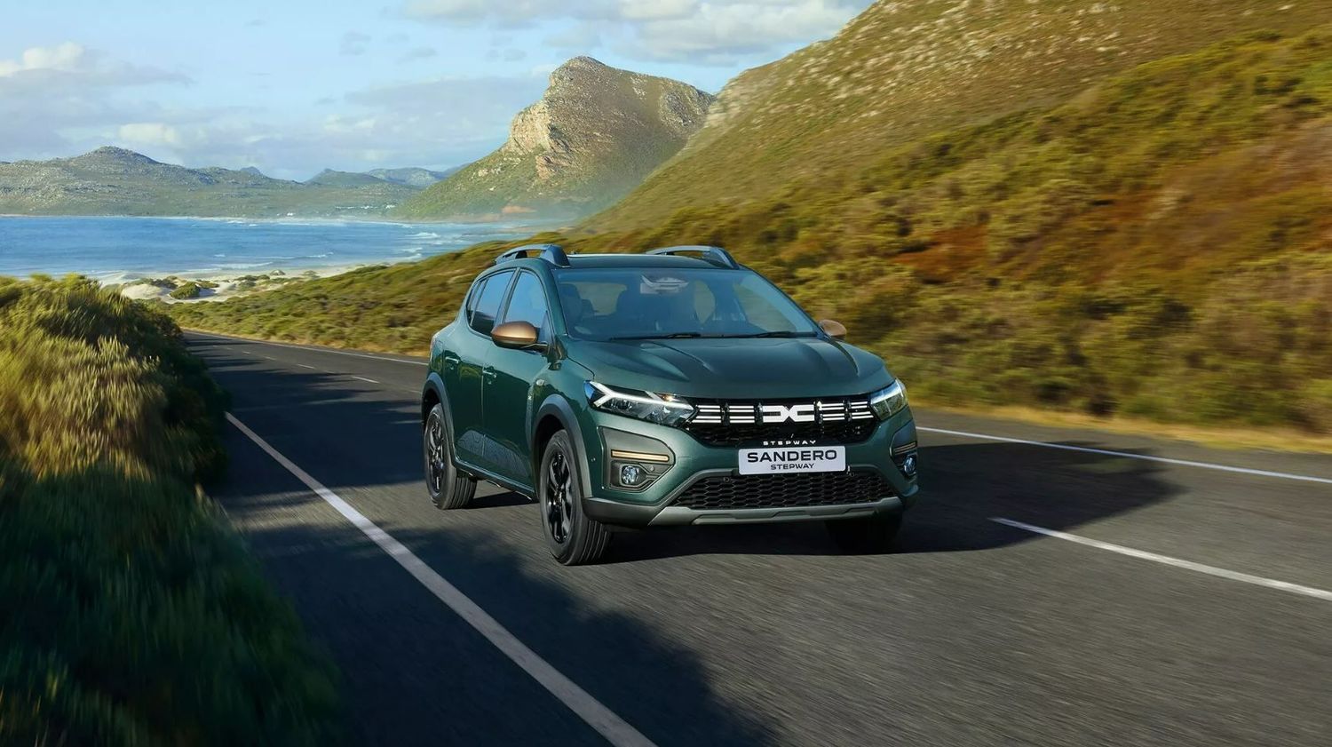 Dacia Sandero Stepway sur une route
