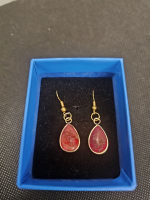 gold ibis earrings