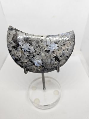 large larvikite rainbow moon