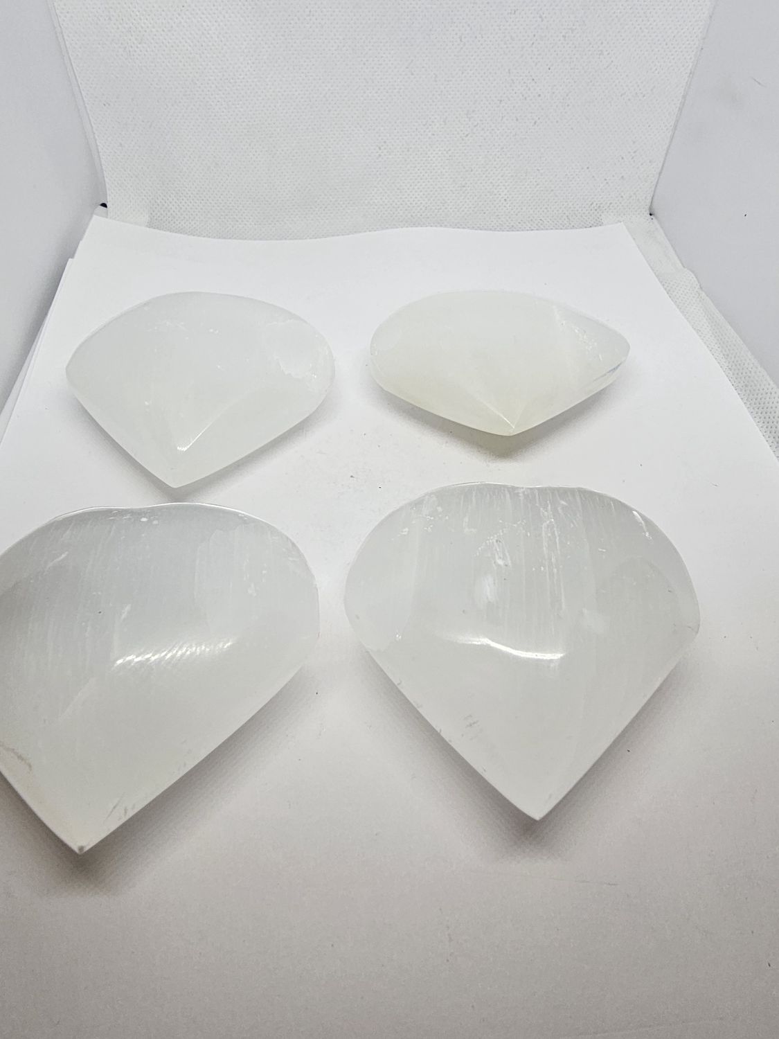 selenite heart 75mm