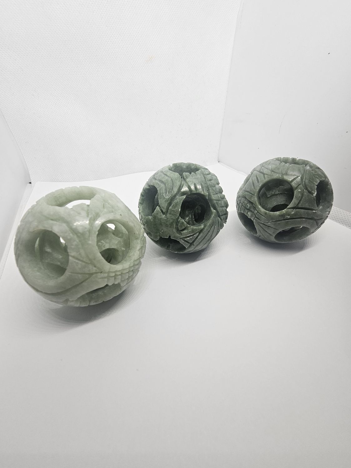 jade puzzle balls