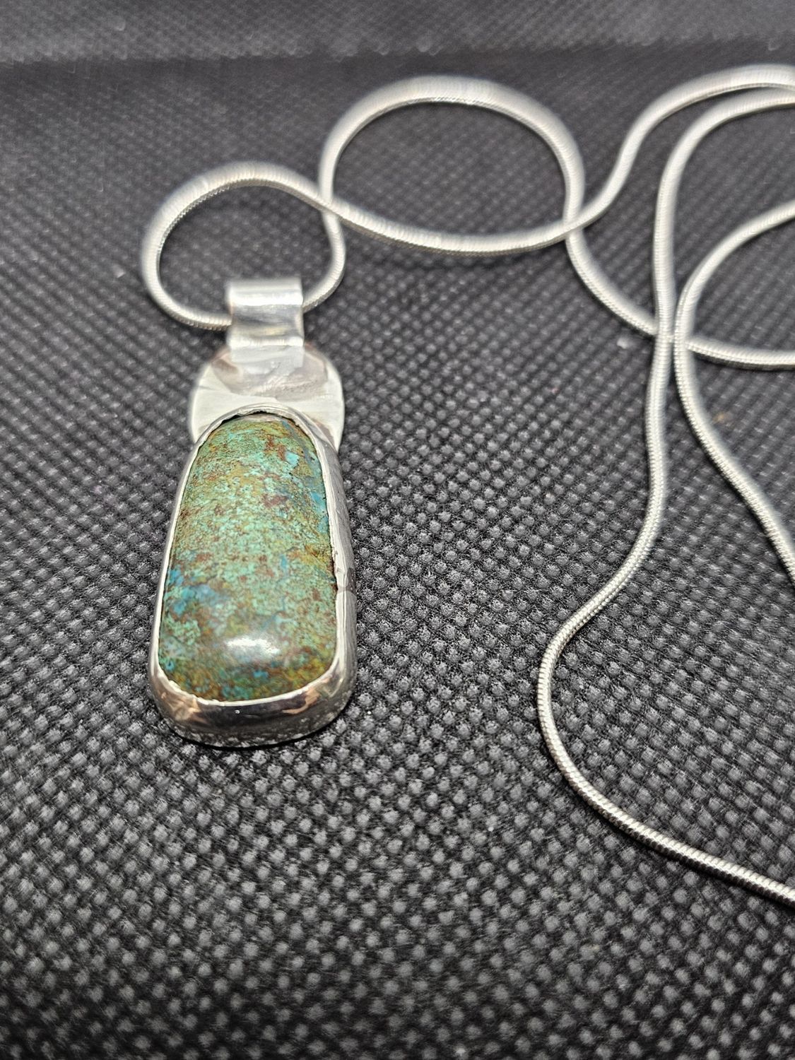 chrysocolla gem silica turquoise in silver