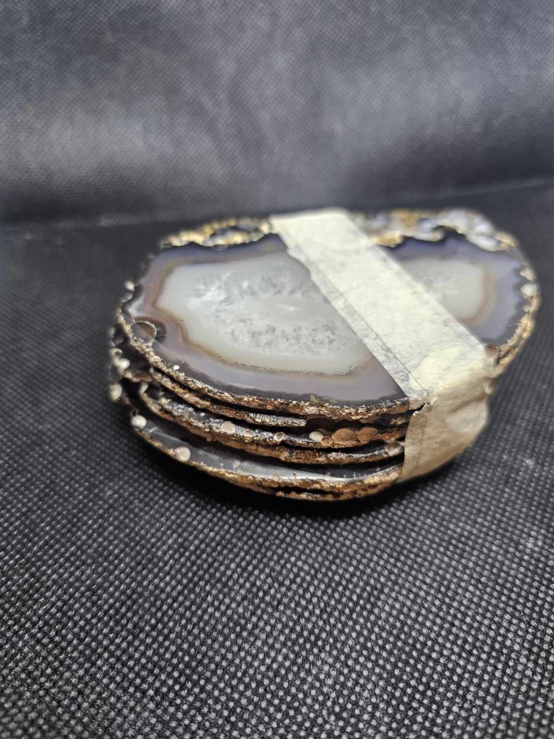 same agate slice sold as set