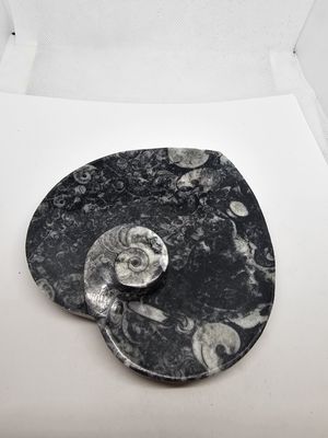 Ammonite heart bowl