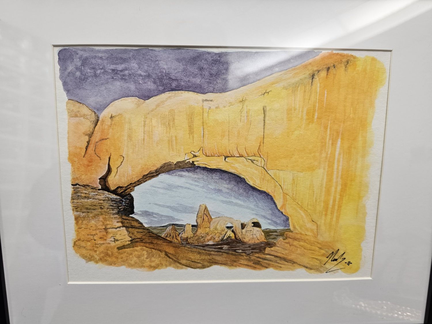 opaque water color micro realism, Arches 1