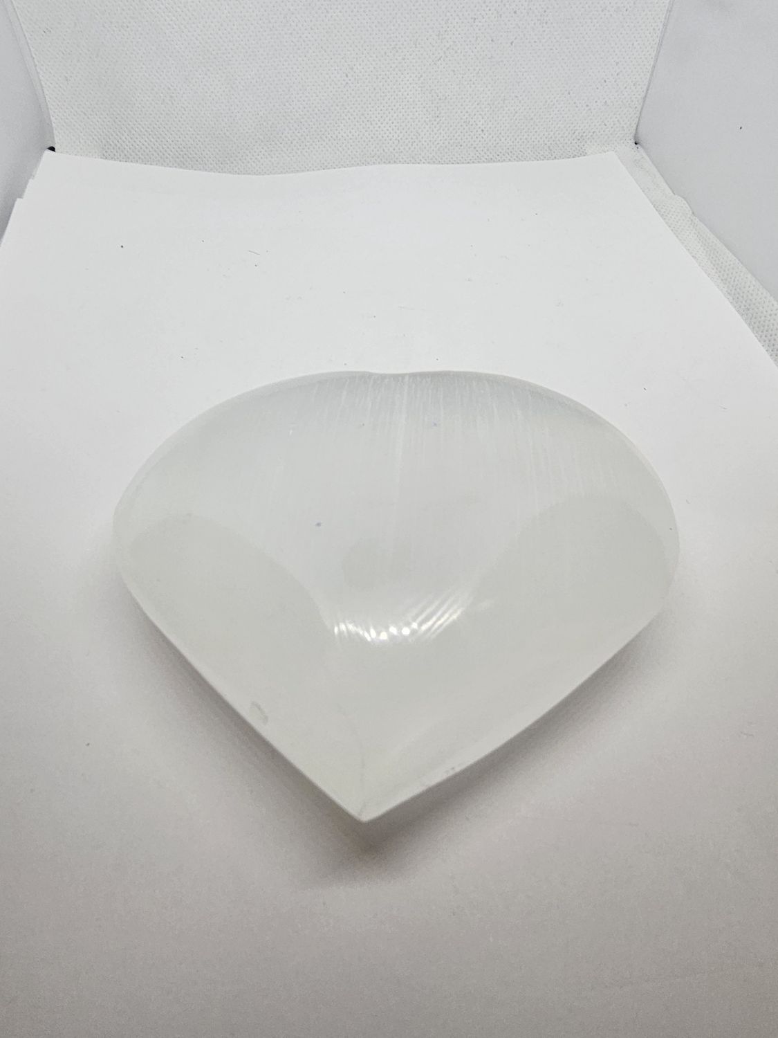 selenite heart 100mm