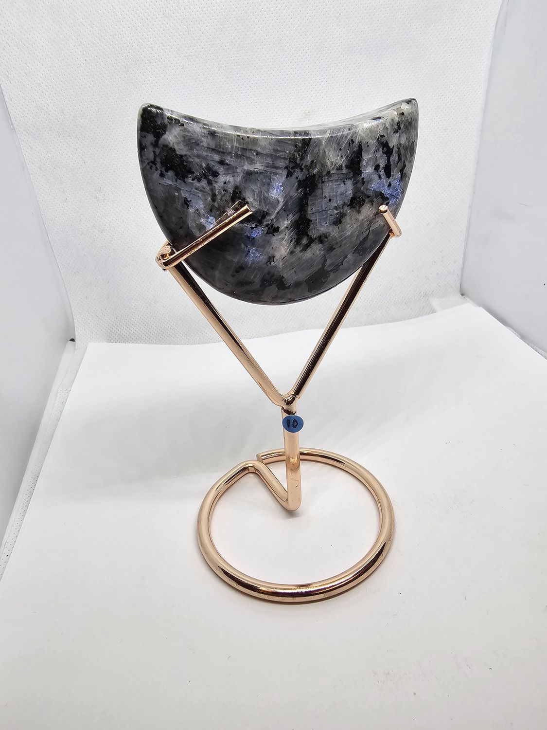 grey rainbow larvikite moon