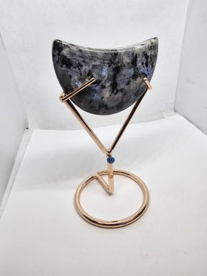 grey rainbow larvikite moon