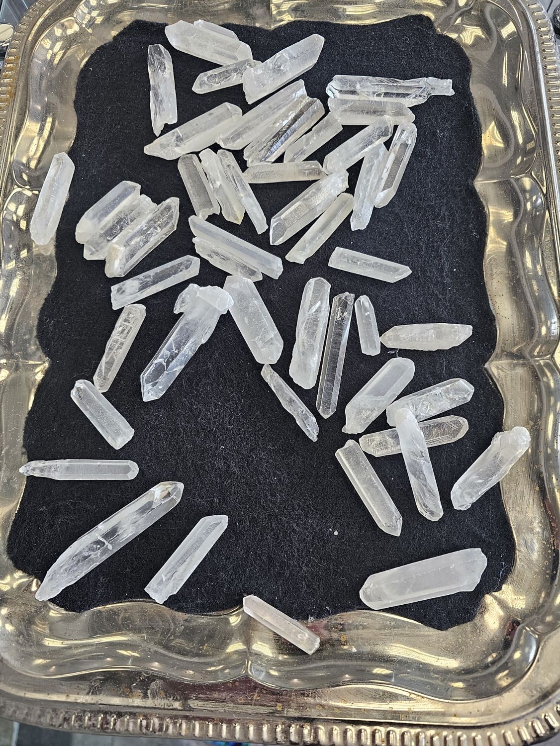 clear crystal points