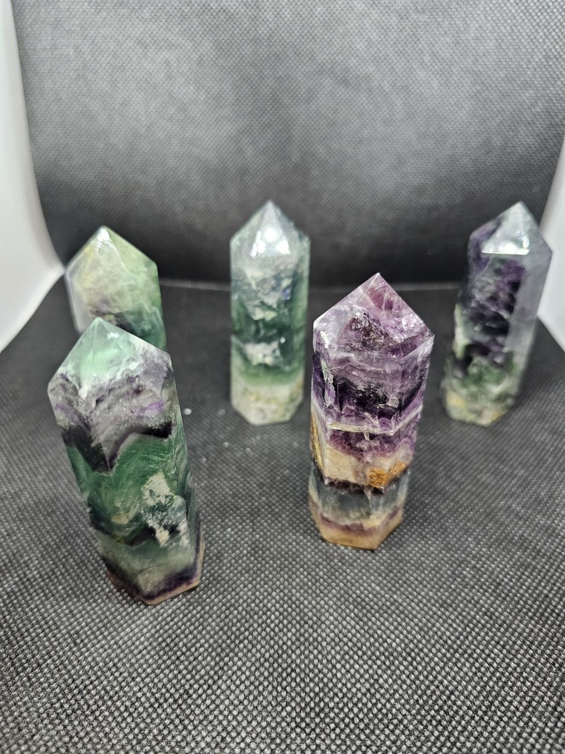 skinny fluorite towers