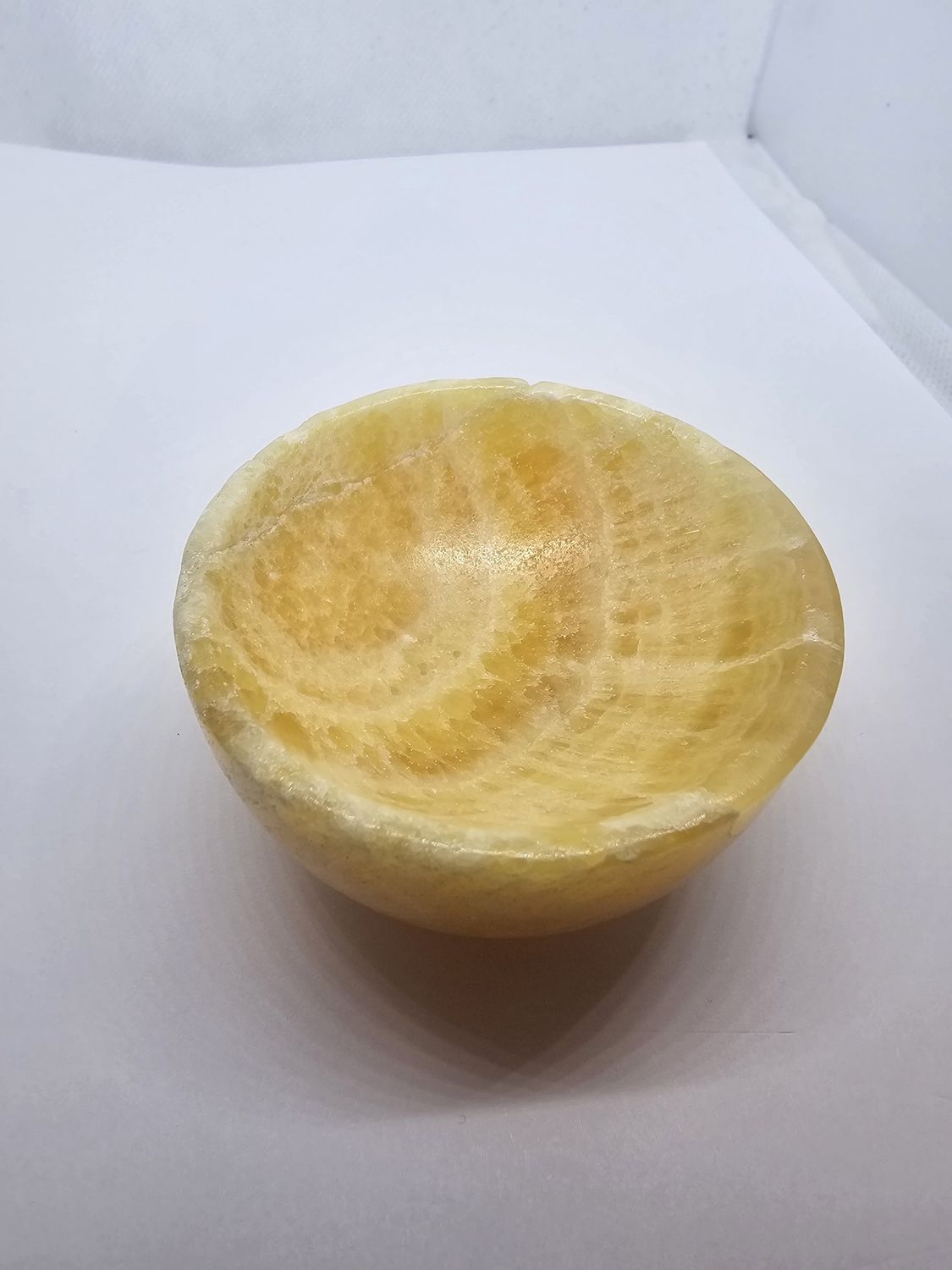 honey calcite bowl 1