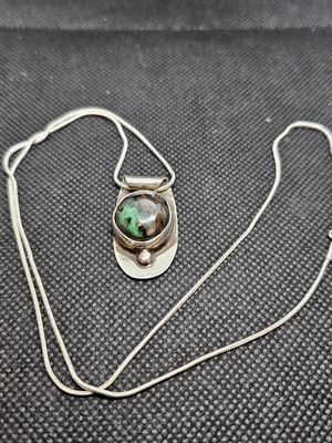 chrysocolla gem silica in silver