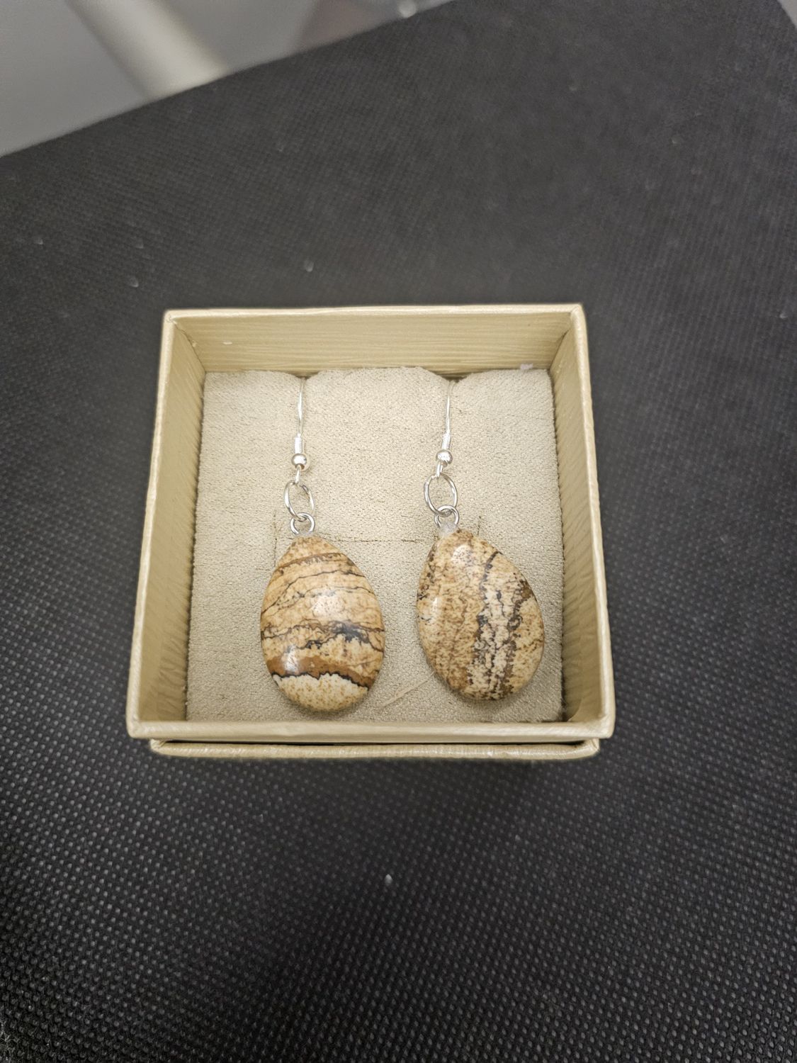 picture jasper earrings
