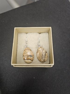 picture jasper earrings