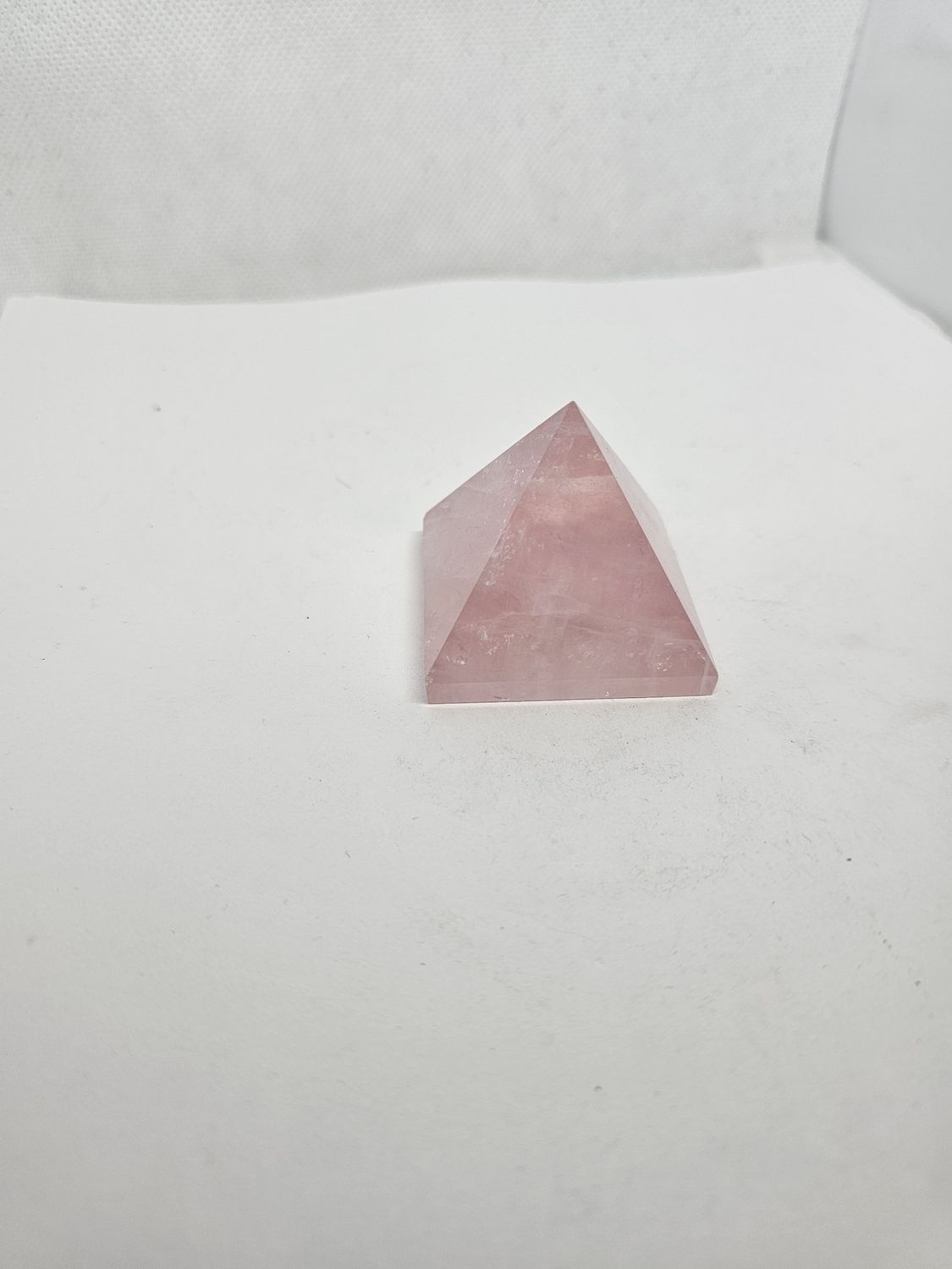 rose quartz pyramid