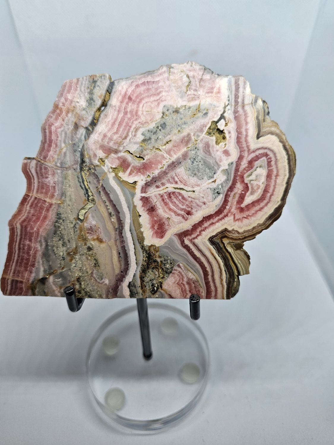 rhodochrosite slab