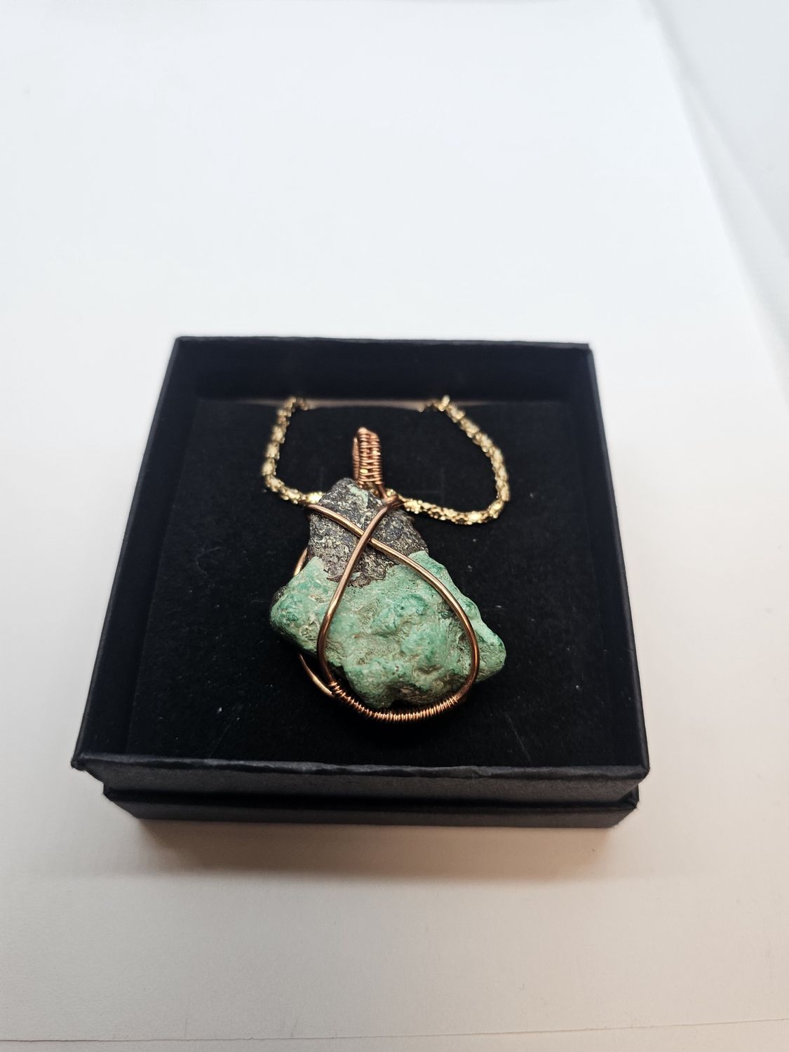 turquoise nugget wire wrap