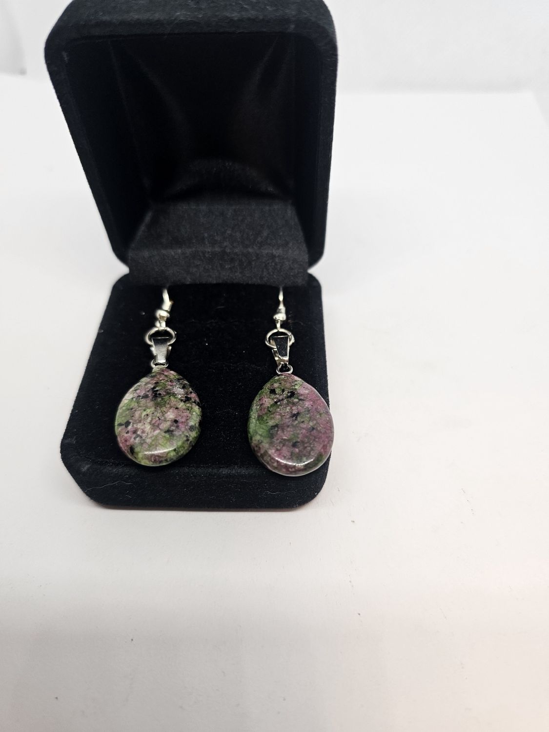 ruby zoisite earrings