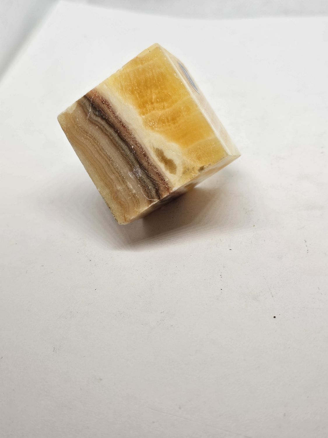 honey calcite cube 1