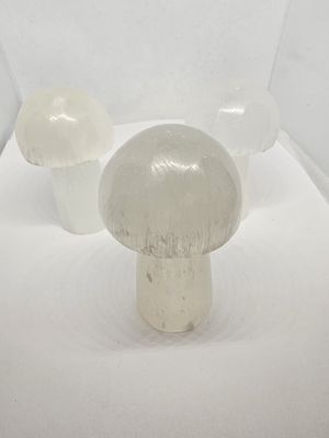 selenite mushroom 75mm