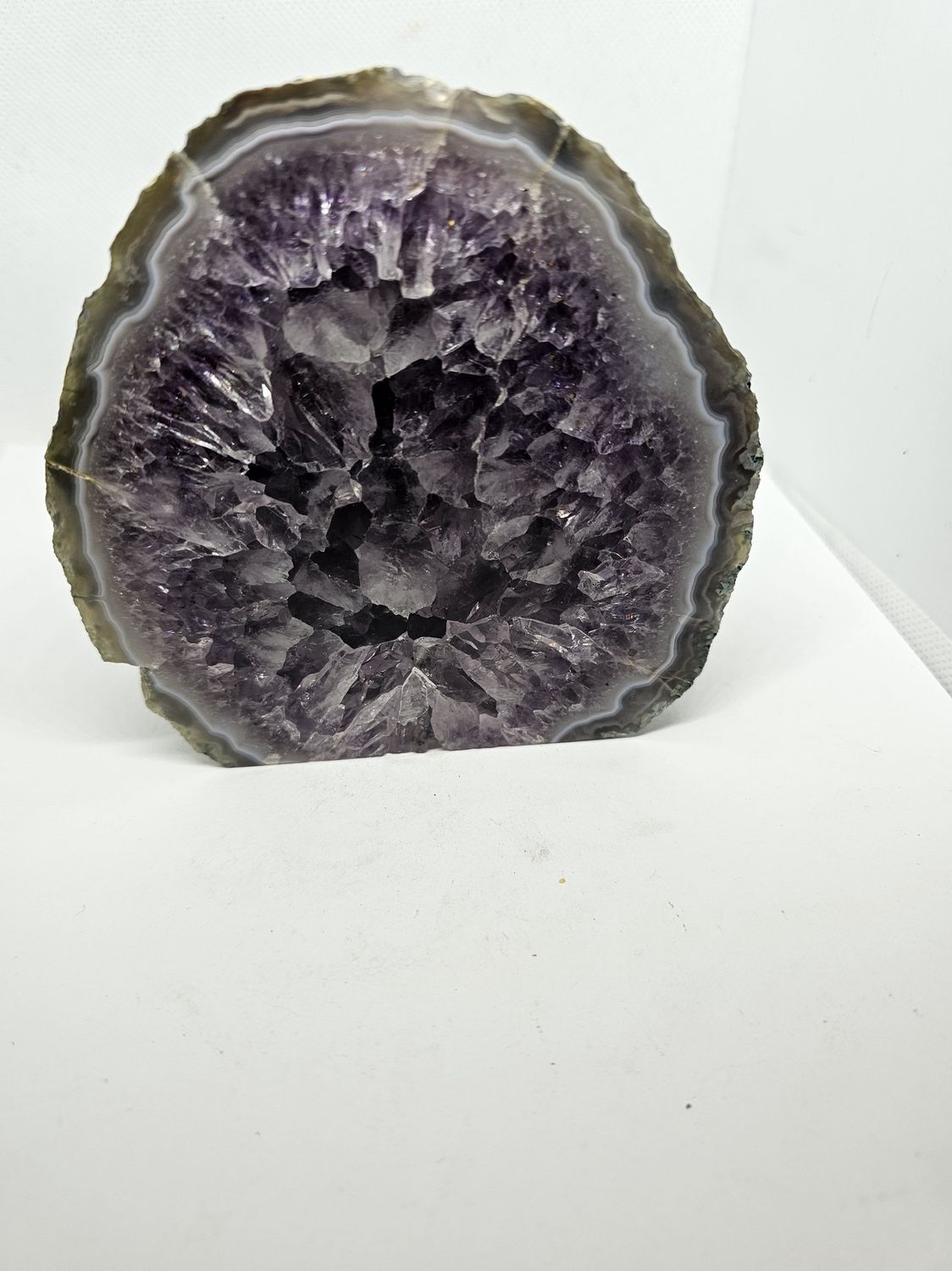 Amythest thunder slice