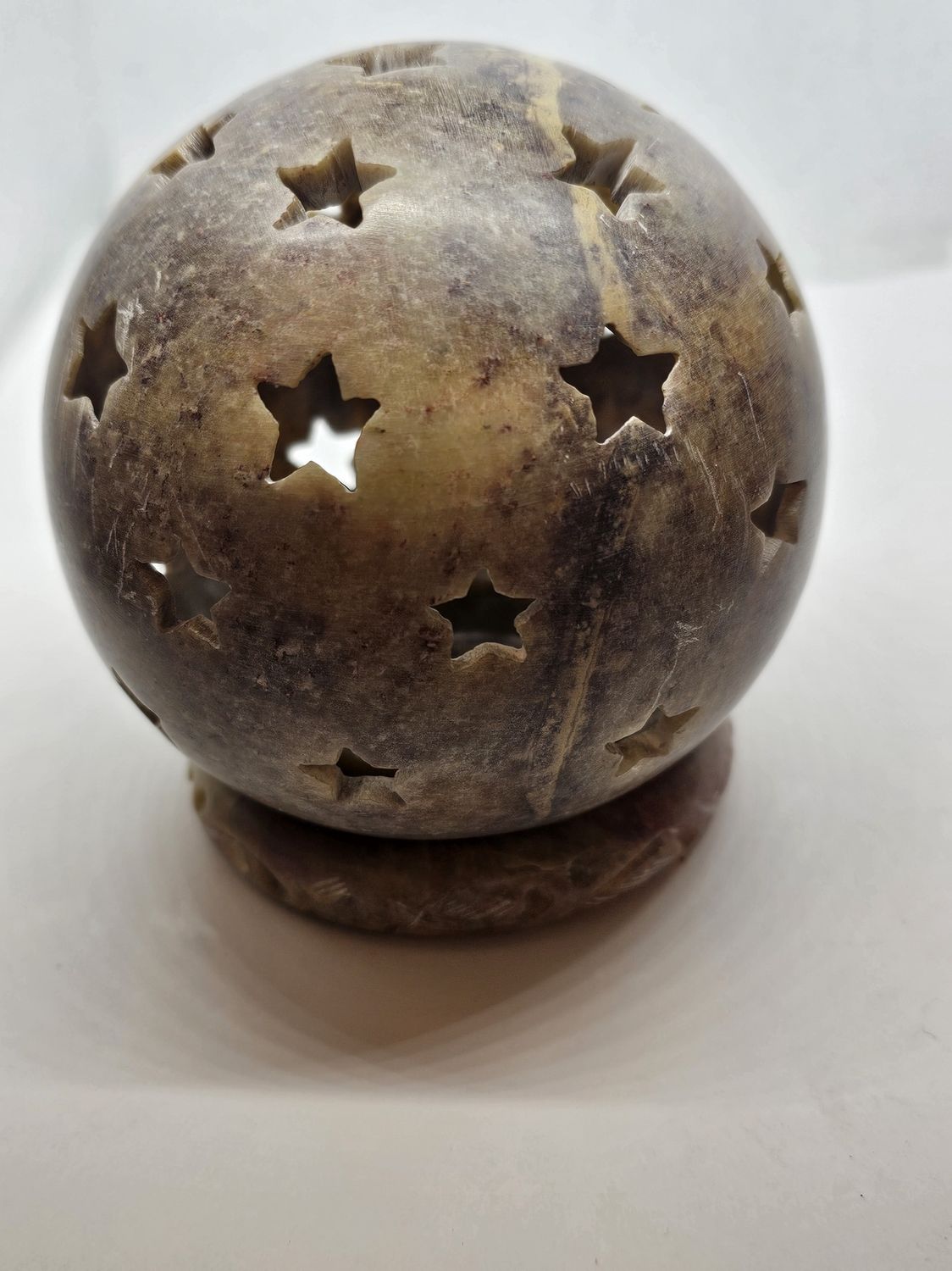 soap stone tea light globe