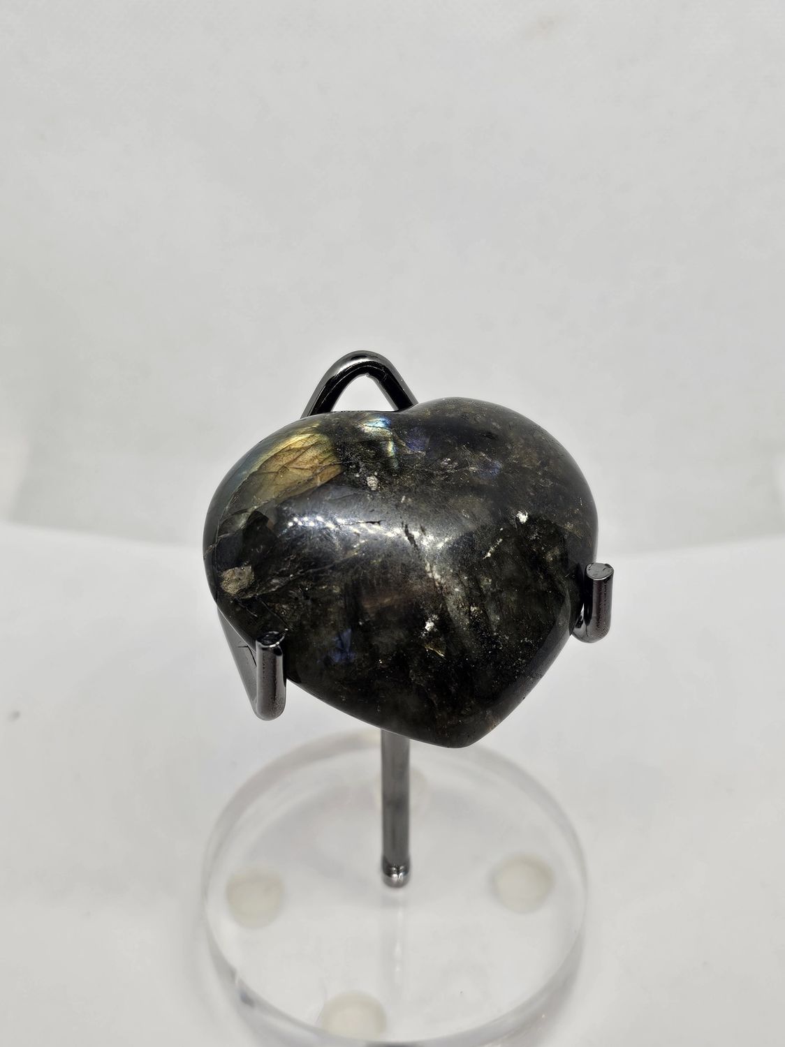 labradorite small heart