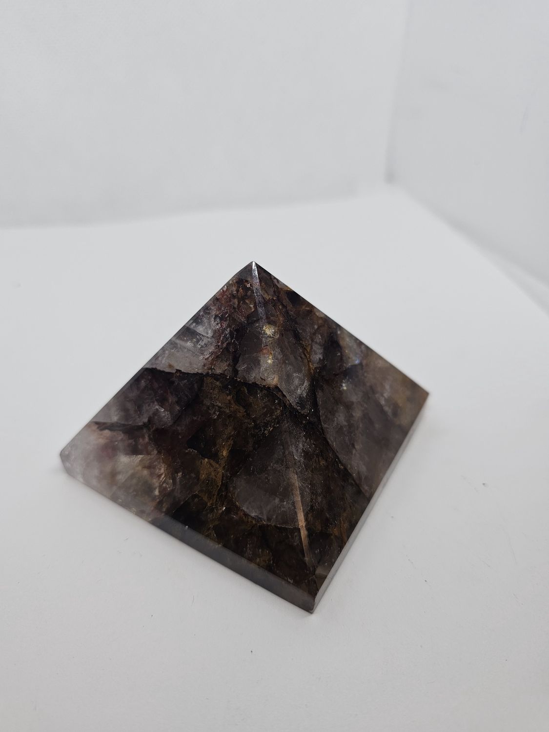 fire quartz pyramid