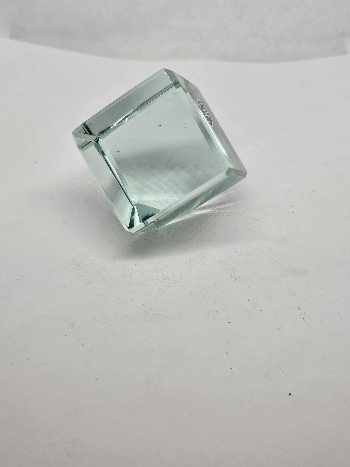 small volcanic ash glass cube