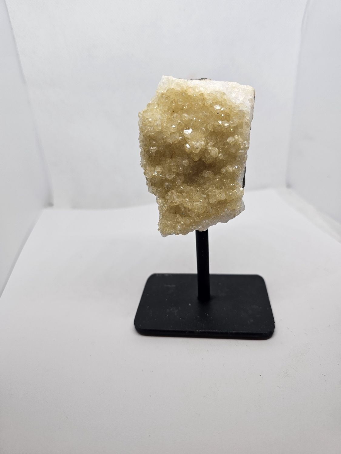 citrine crystals w/stand