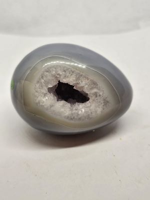 blue drusy agate egg