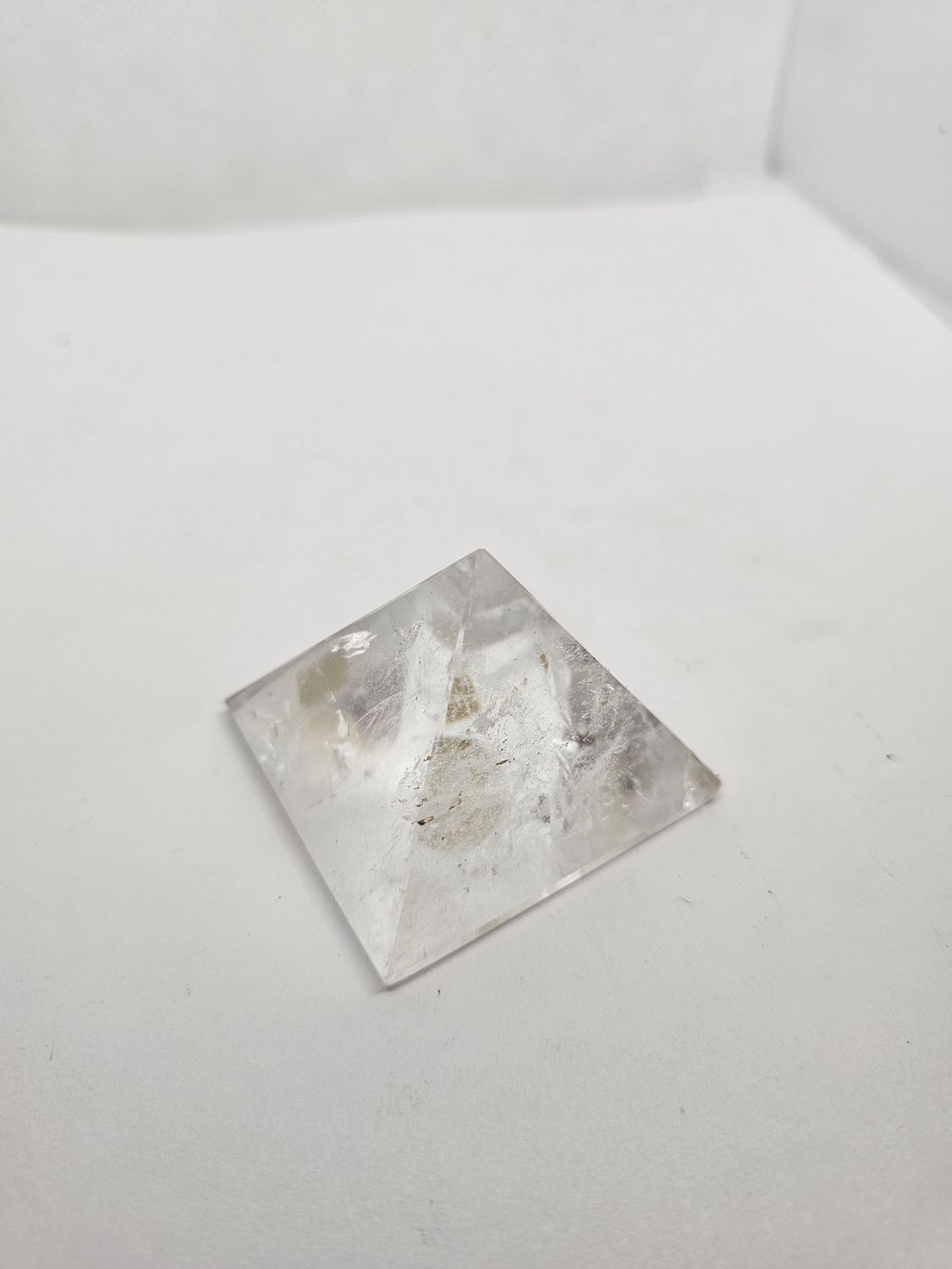 brazil clear quartz pyramid