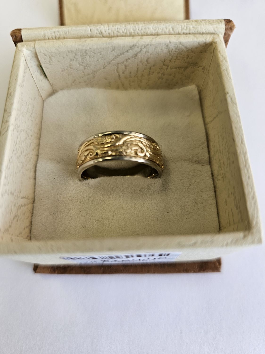 14K Engraved Ring