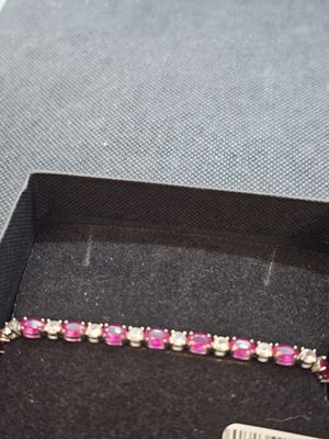 Lab Rubby Bracelet