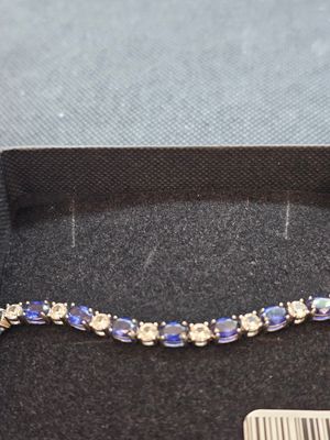Lab Blue Saphire Bracelet