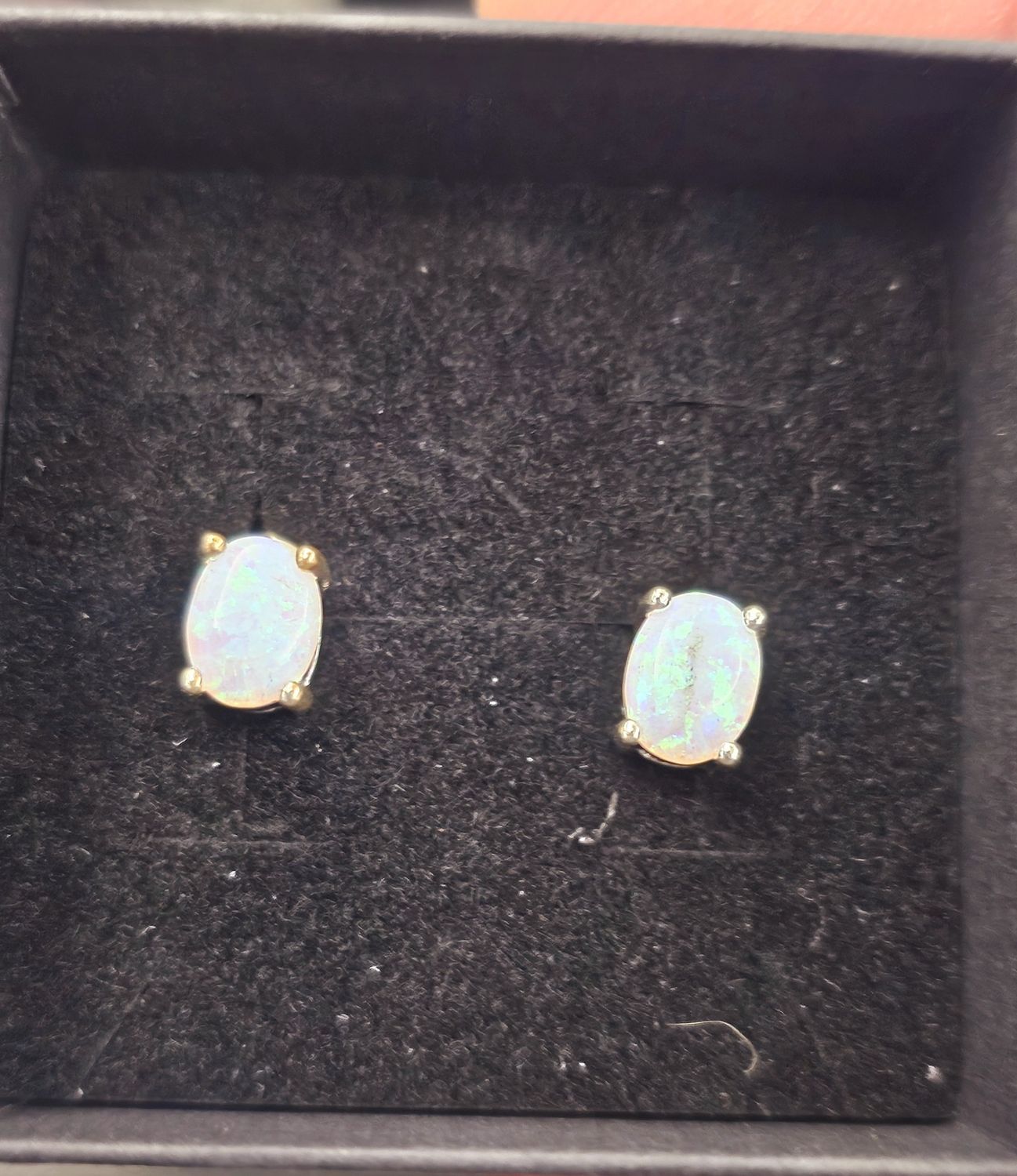 Ethiopian oval 925 earrings