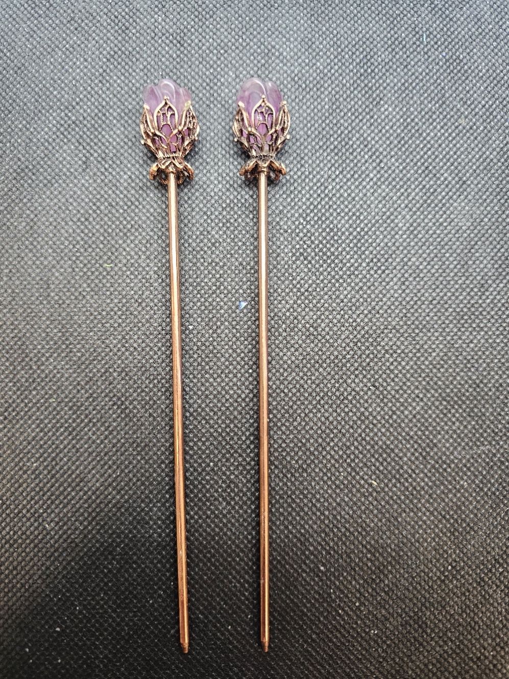 rose hair pin