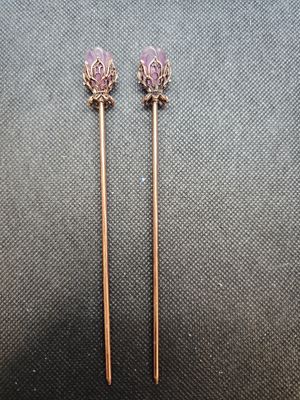 rose hair pin