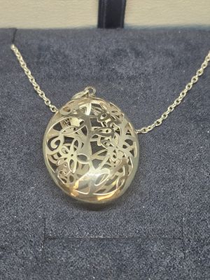 925 silver cage necklace
