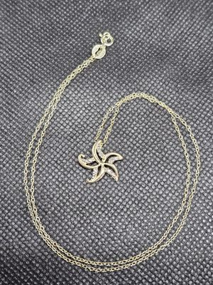 diamond gold plated starfish