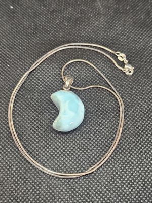larimar blue moon necklace