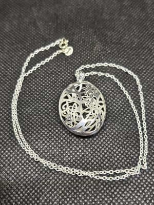 925 silver cage necklace
