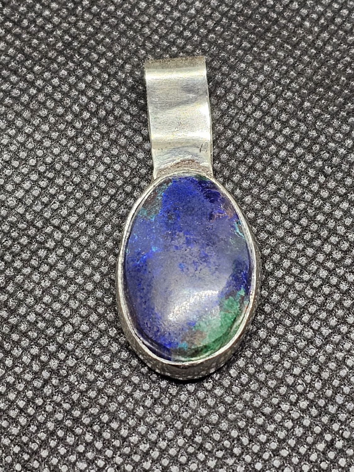 azurite pendant