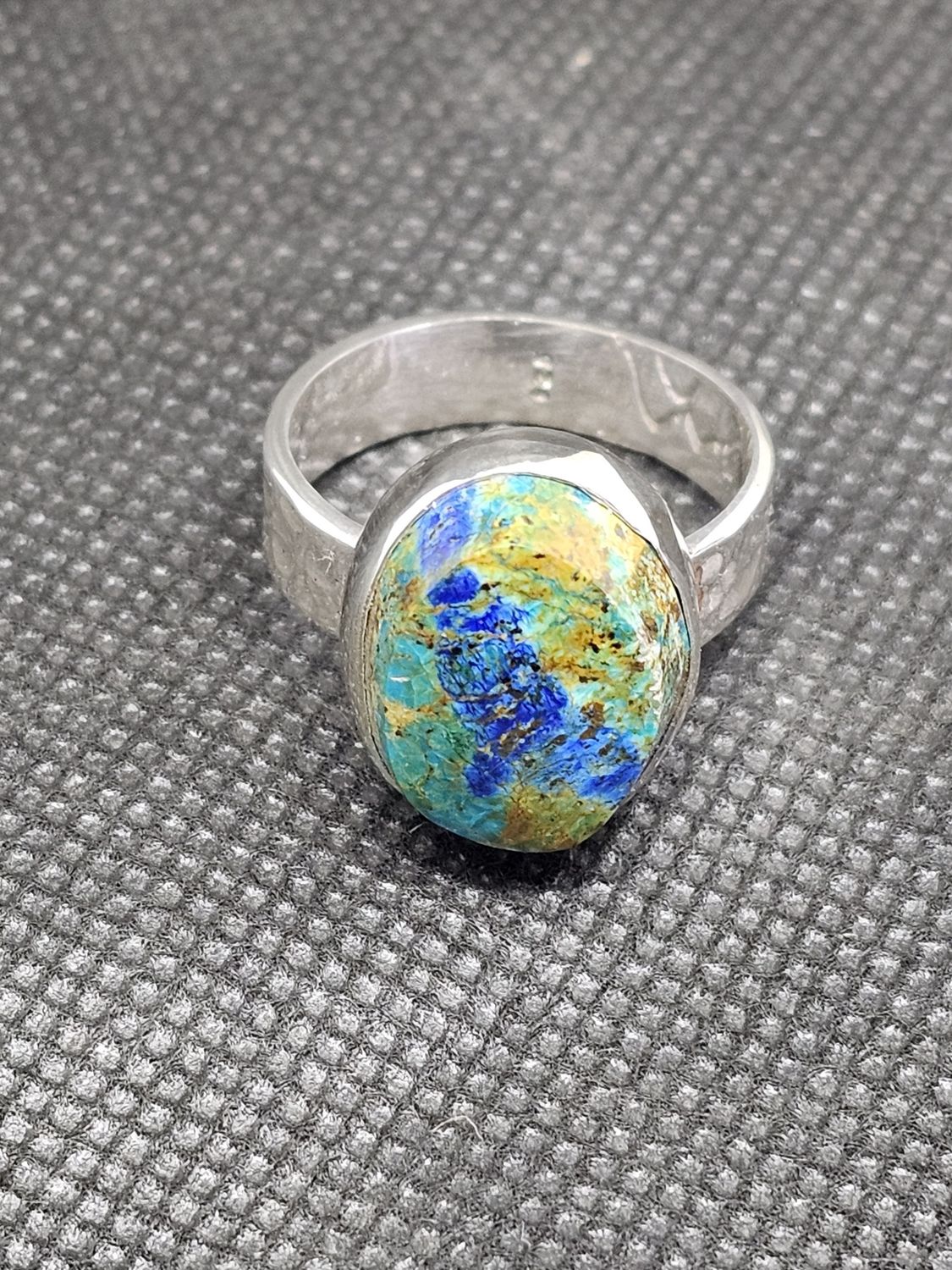 #2 silver turquoise size 9