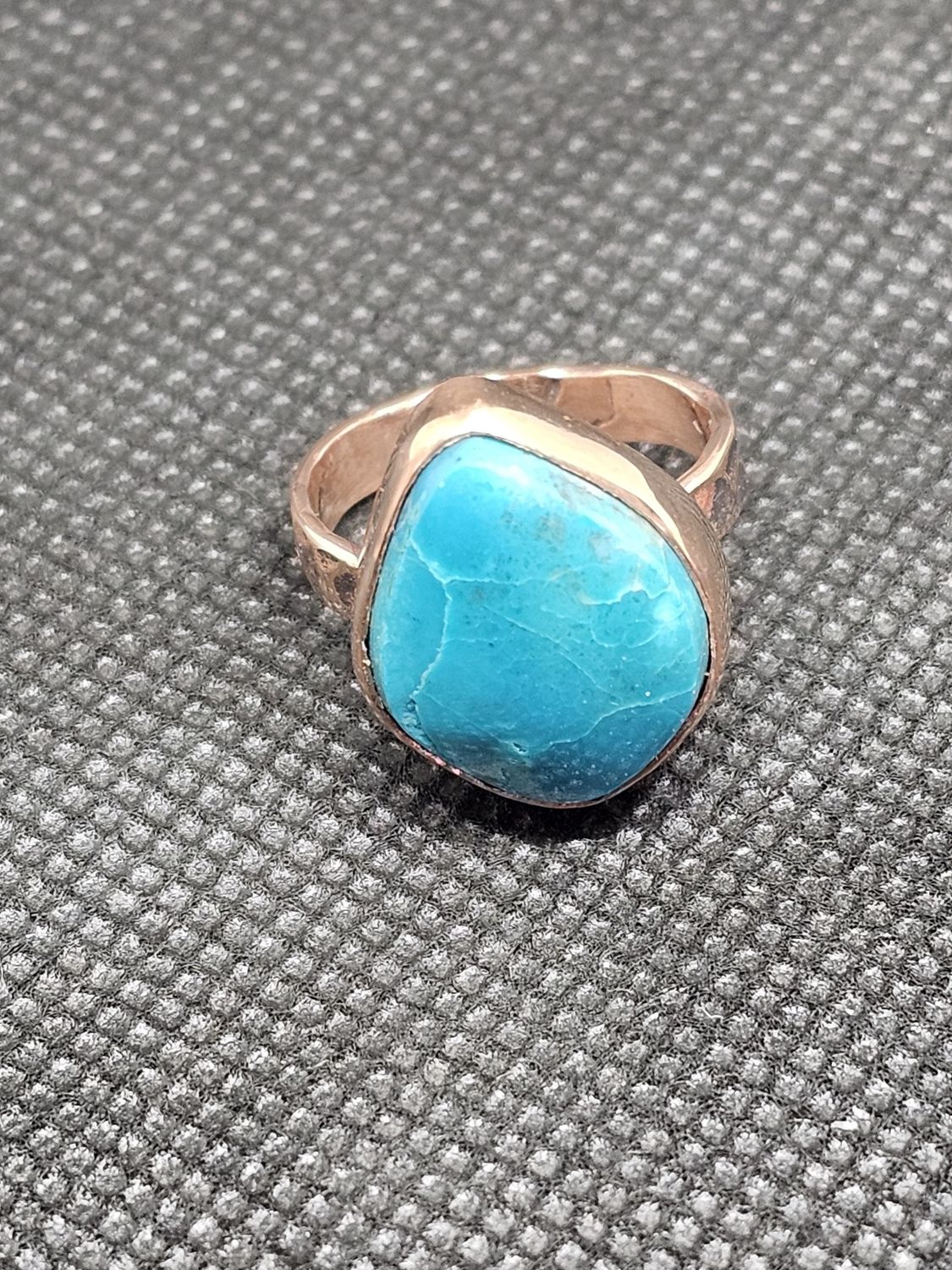 #18 copper turquoise size 5