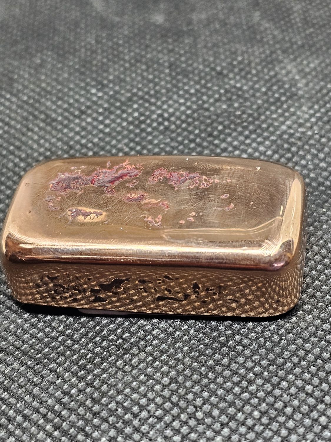 polished copper bar 110grams
